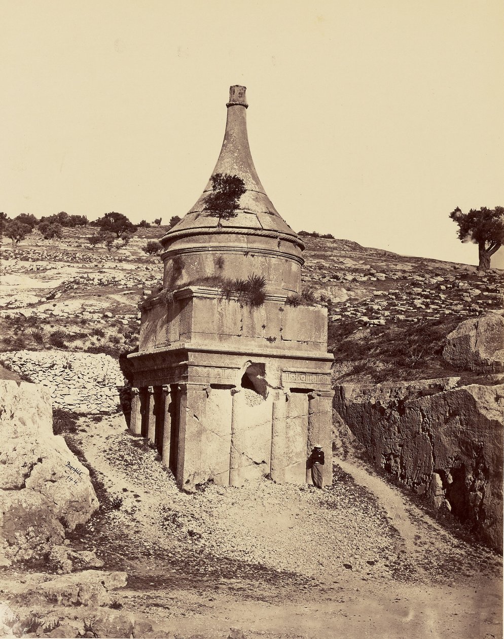 Tomba di Assalonne - Gerusalemme da Félix Bonfils