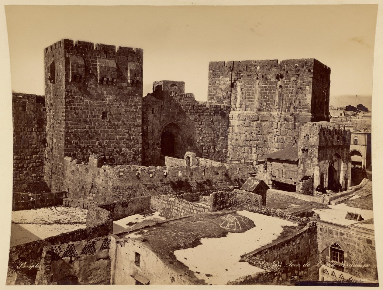 Torre di Davide, Gerusalemme da Félix Bonfils