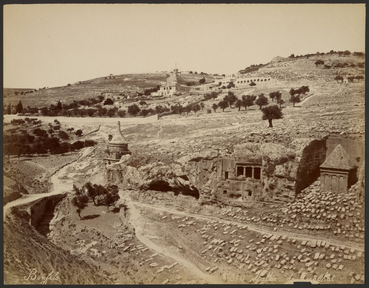 Valle di Giosafat da Félix Bonfils