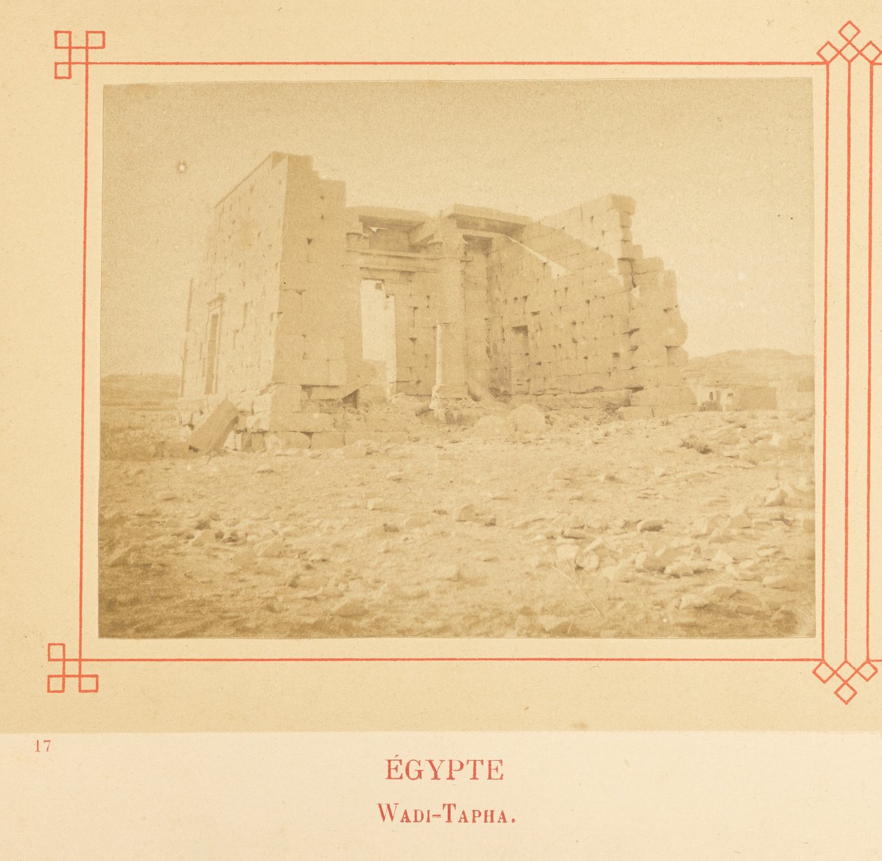 Wadi-Tapha. da Félix Bonfils