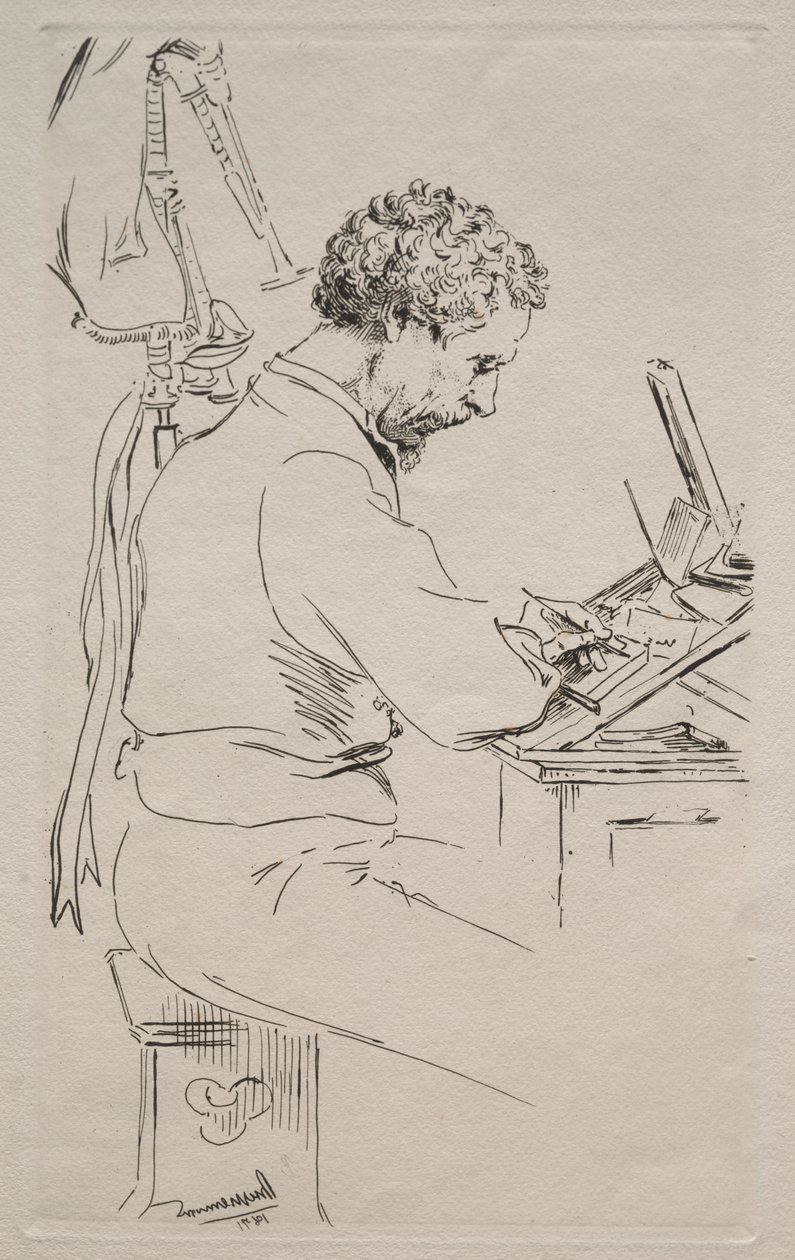 Charles Kean da Felix Bracquemond