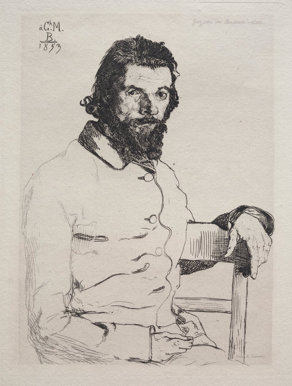 Charles Méryon, 1884 da Felix Bracquemond