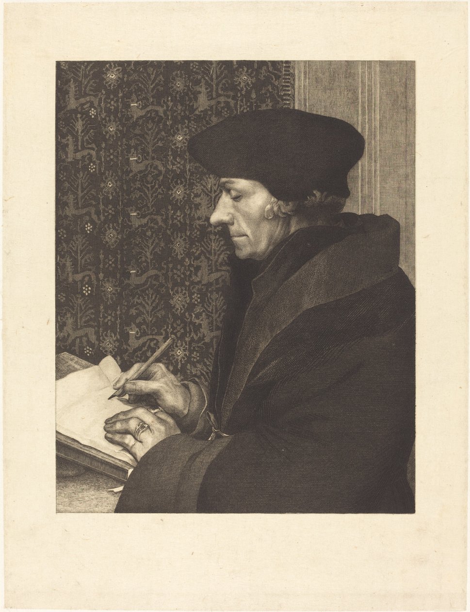 Erasmo, 1863 da Felix Bracquemond