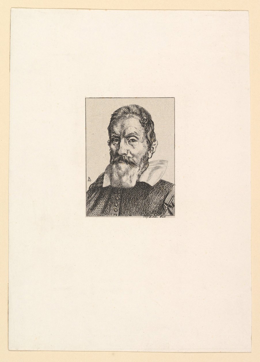 Galileo, 1862 da Felix Bracquemond