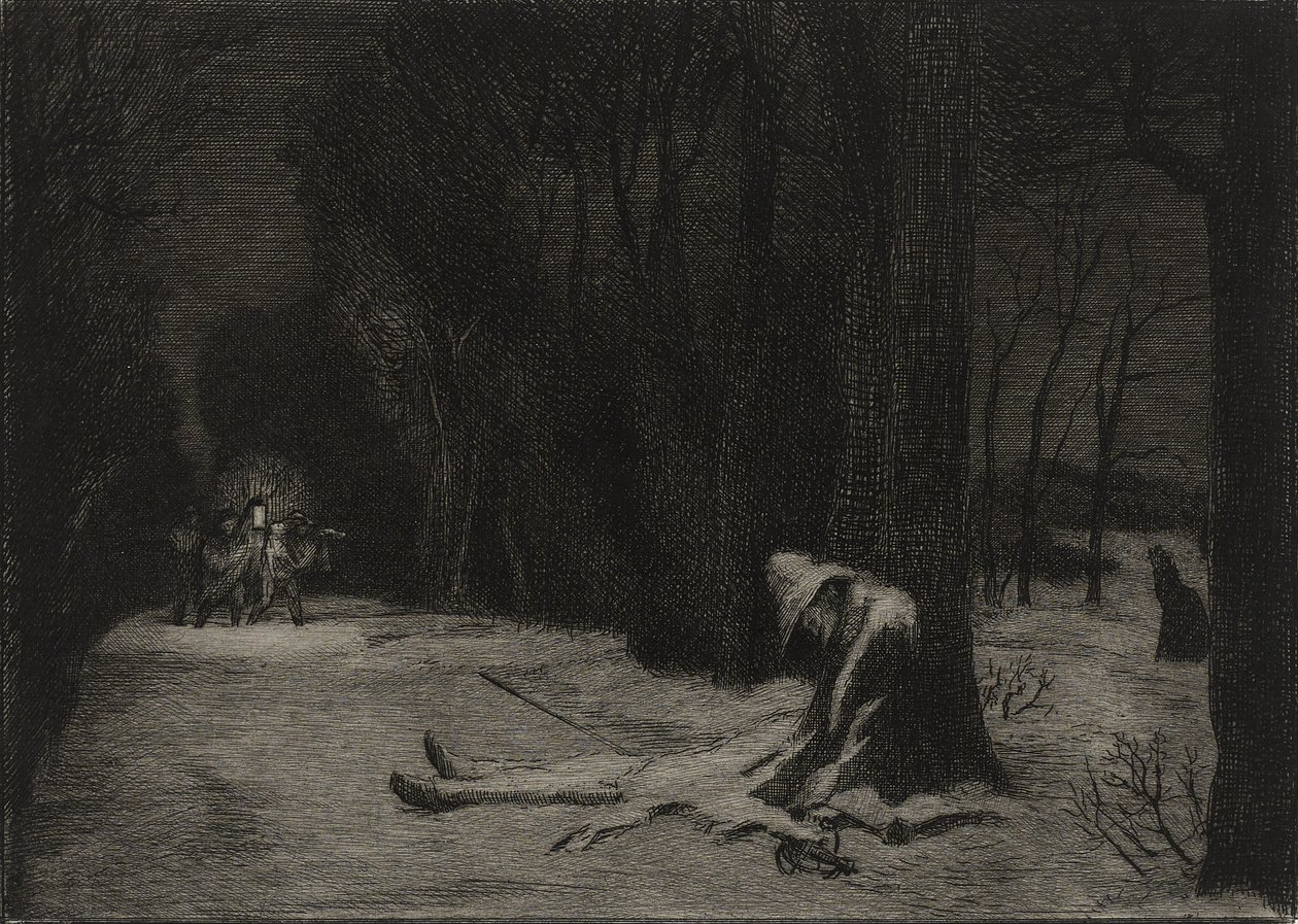 La morte di Matamore da Felix Bracquemond