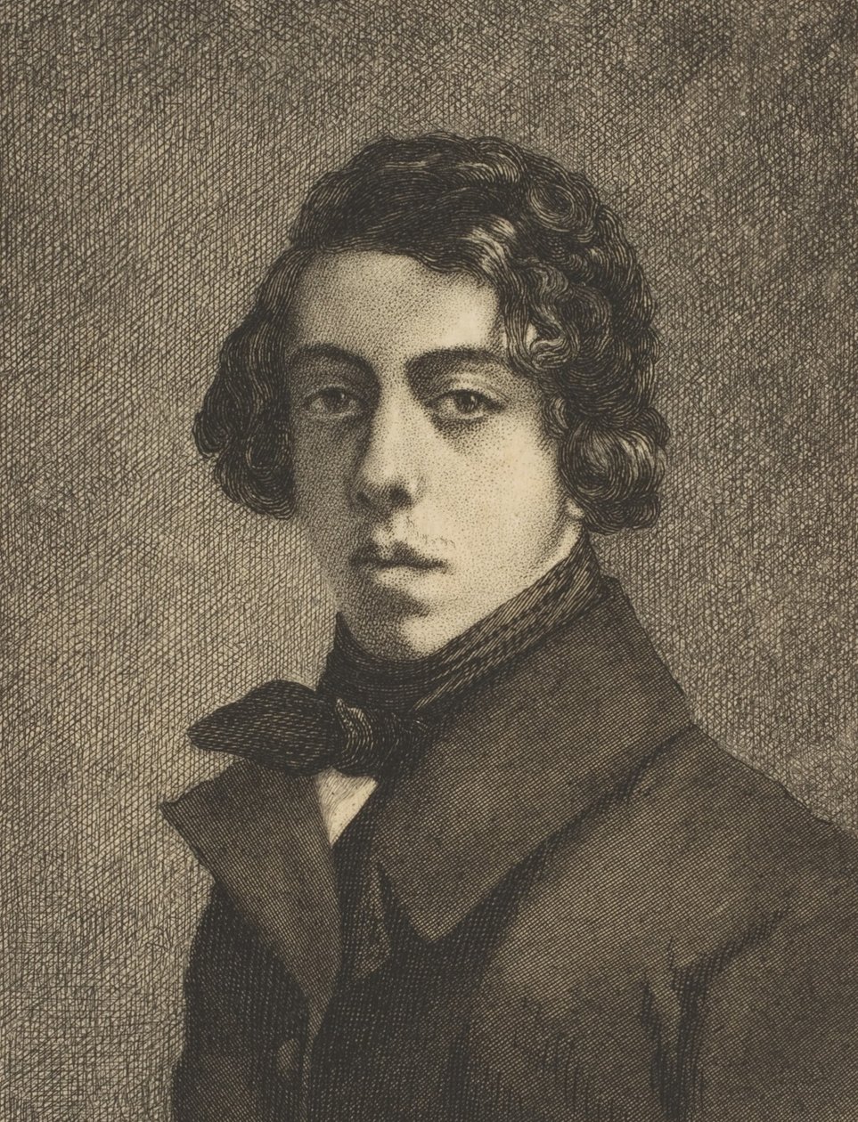 Ritratto di Théodore Chassériau, 1893 da Felix Bracquemond