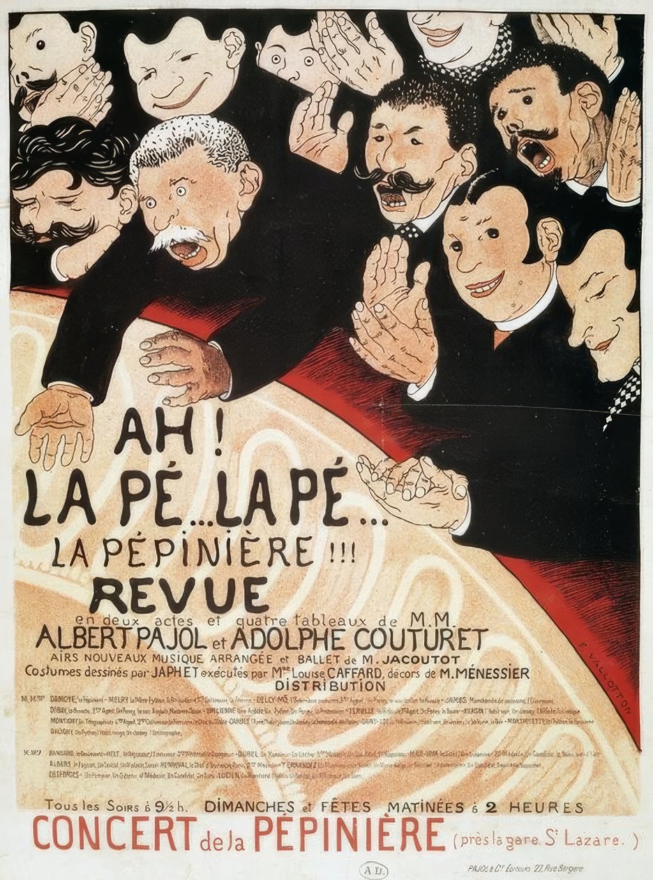 Ah! la Pé... la Pé... la Pépinère da Felix Edouard Vallotton
