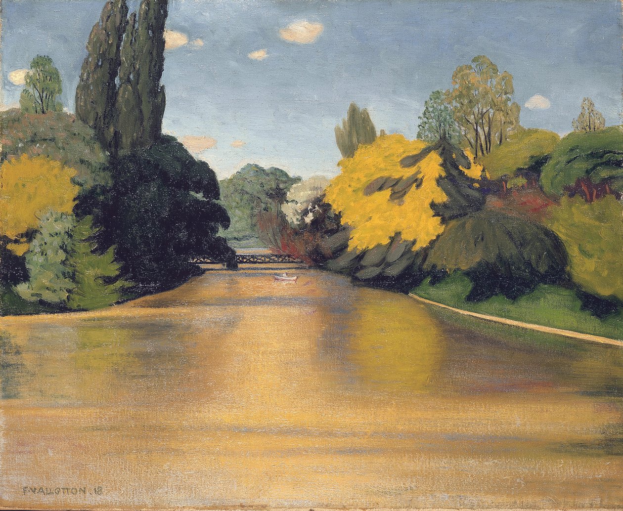 Bois de Boulogne, Las St. James, 1918 da Felix Edouard Vallotton