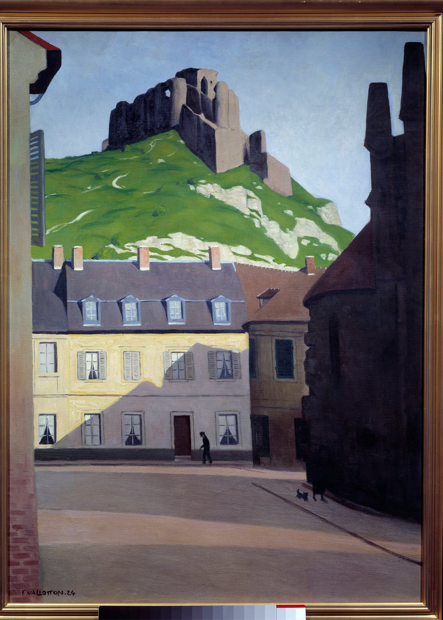 Chateau Gaillard agli Andelys da Felix Edouard Vallotton