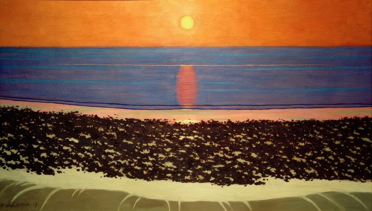 Tramonto, Villerville da Felix Edouard Vallotton