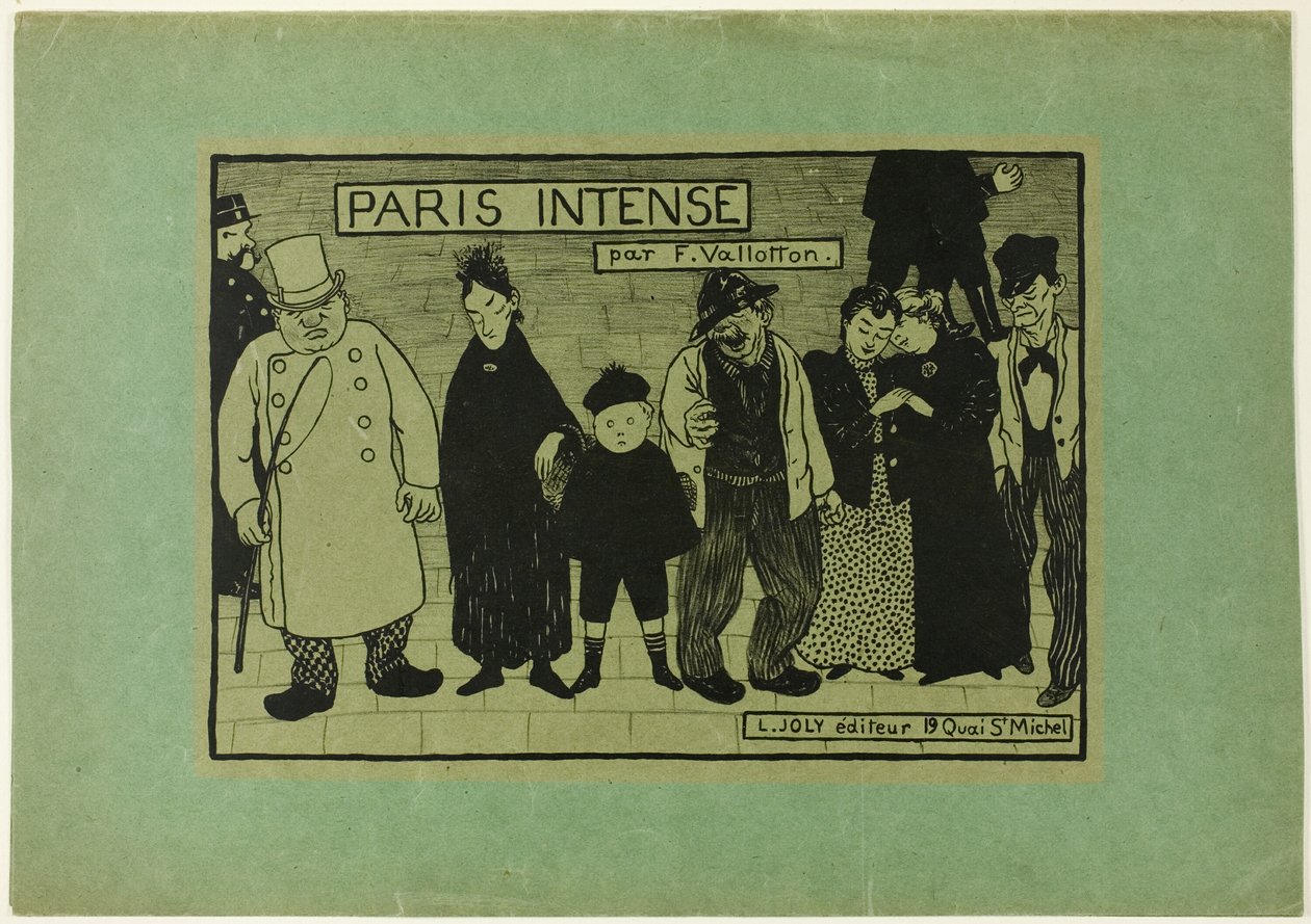 Copertina per Paris Intense da Felix Edouard Vallotton