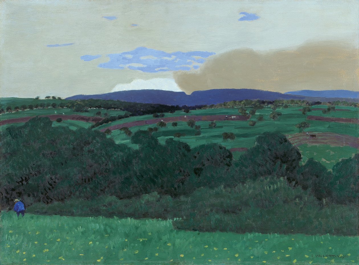 Dintorni di Losanna da Felix Edouard Vallotton