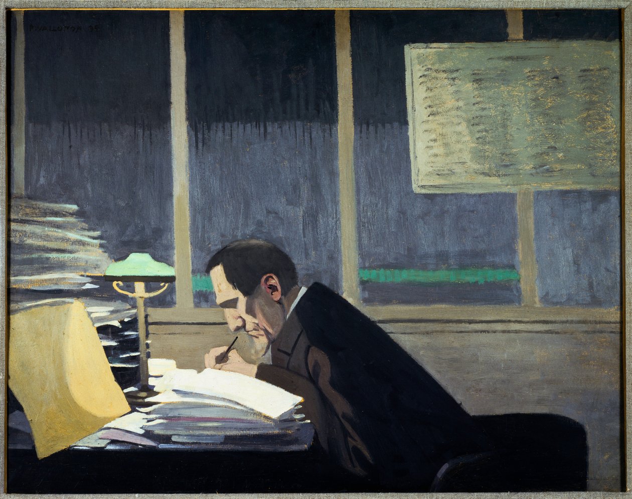 Felix Feneon alla Revue Blanche da Felix Edouard Vallotton