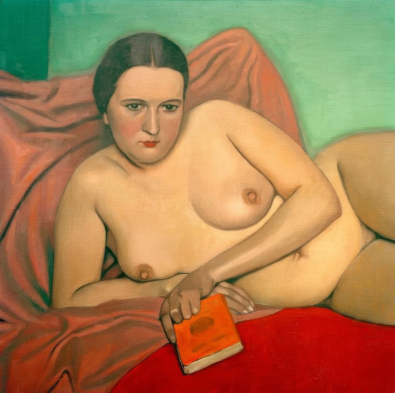 Donna nuda con un libro da Felix Edouard Vallotton