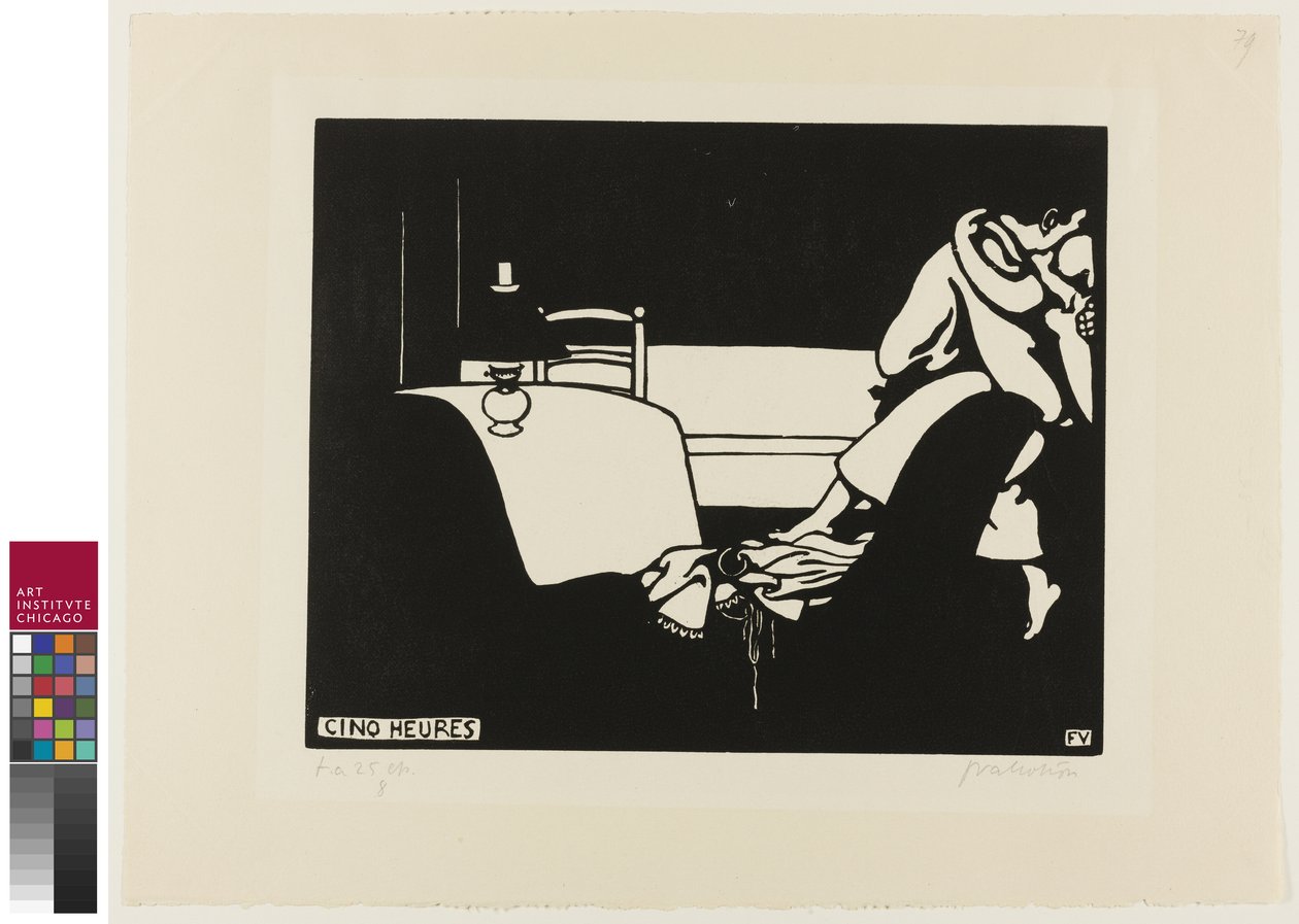 Le cinque, tavola sette da Intimità da Felix Edouard Vallotton