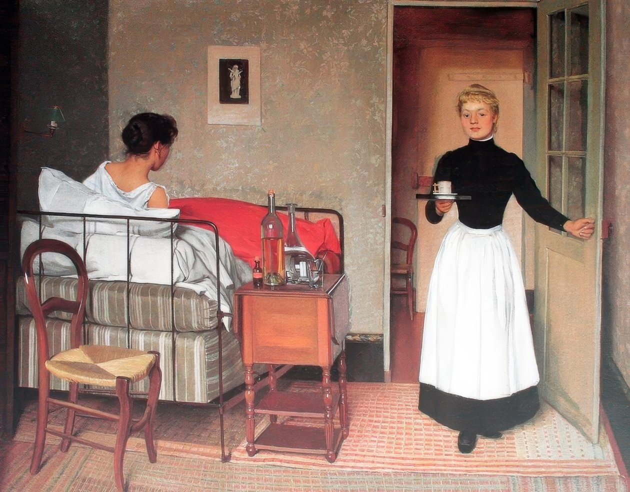 Félix Edouard Vallotton (1865 – 1925) pittore svizzero, 1892 il paziente da Felix Edouard Vallotton