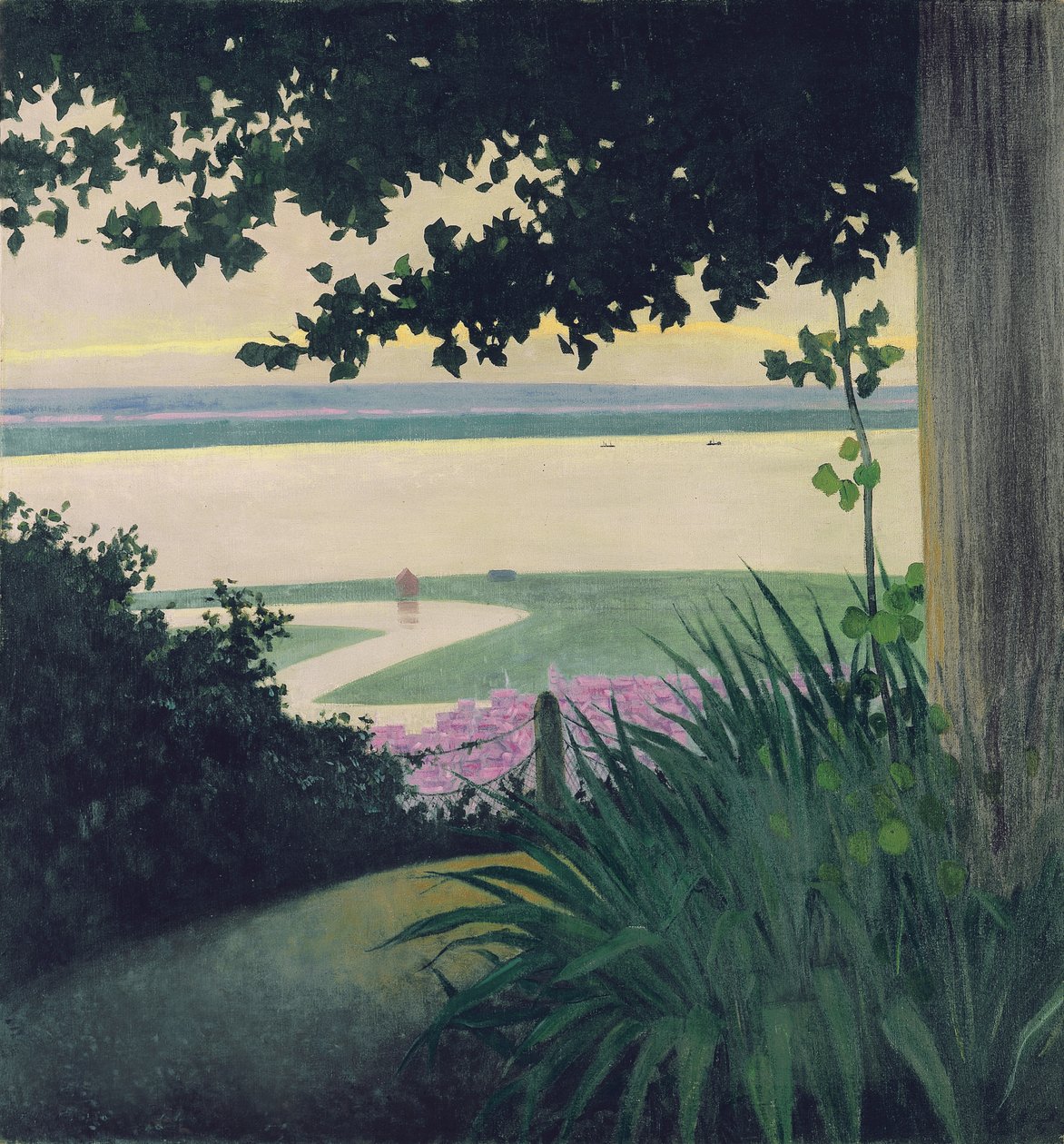 Honfleur e la Baia della Senna, 1910 da Felix Edouard Vallotton