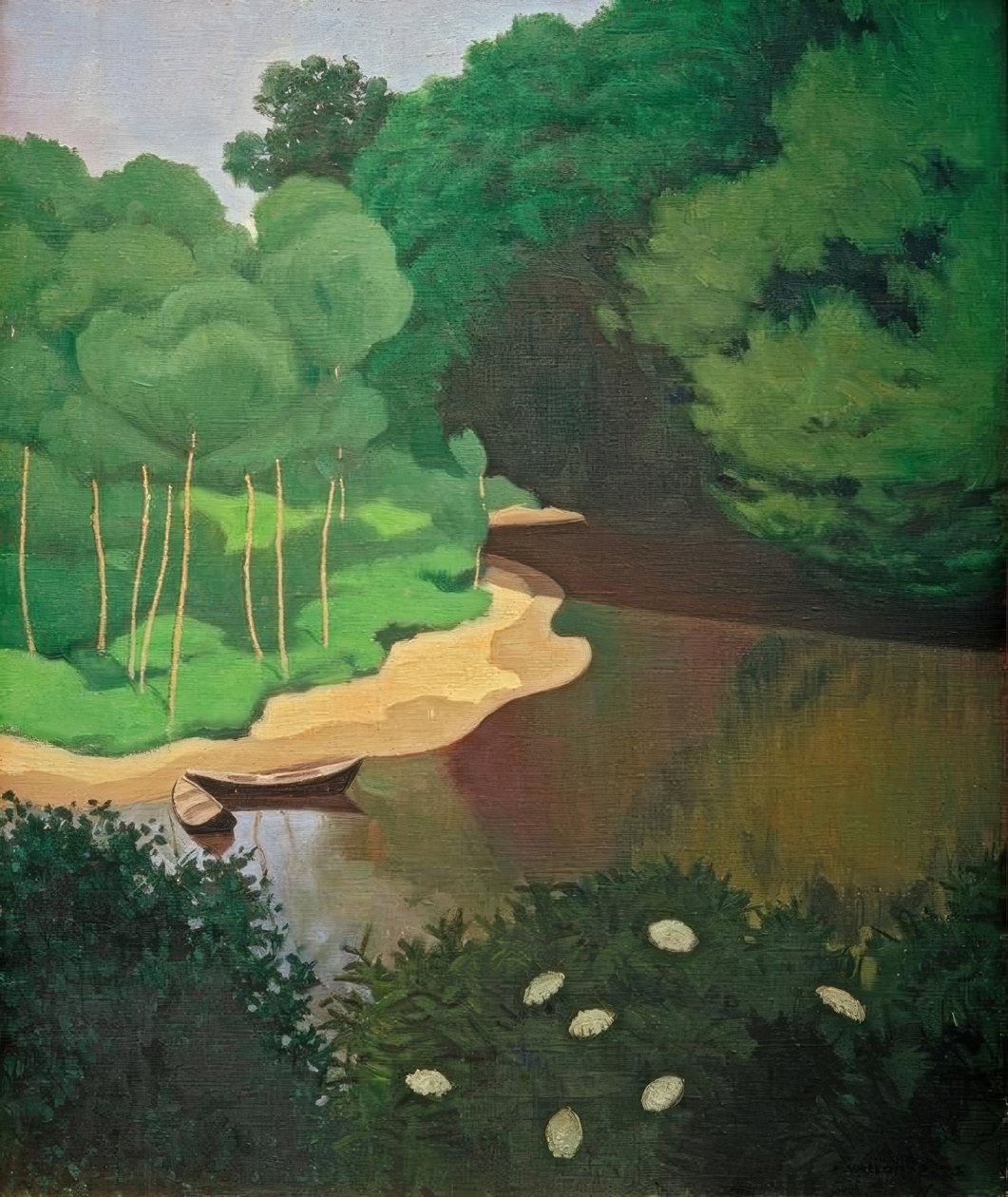 La Dordogna a Carennac da Felix Edouard Vallotton