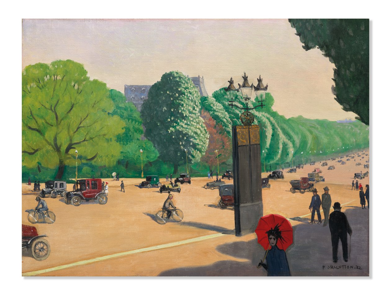 La Porte Dauphine da Felix Edouard Vallotton