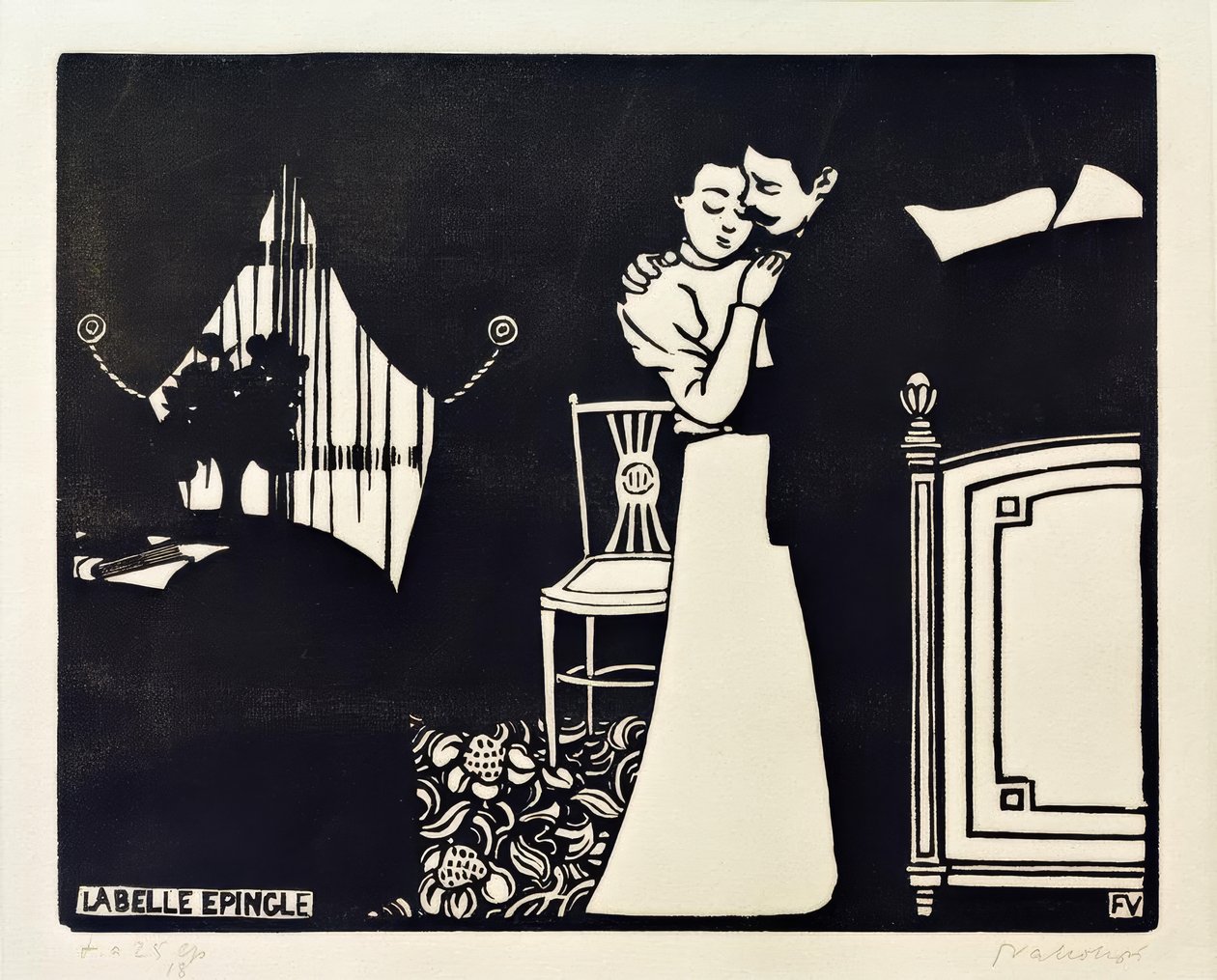La bella spilla da Felix Edouard Vallotton