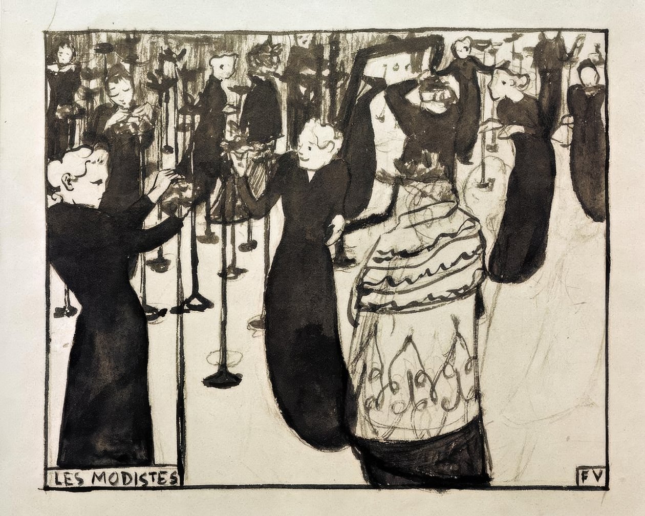 La modista da Felix Edouard Vallotton