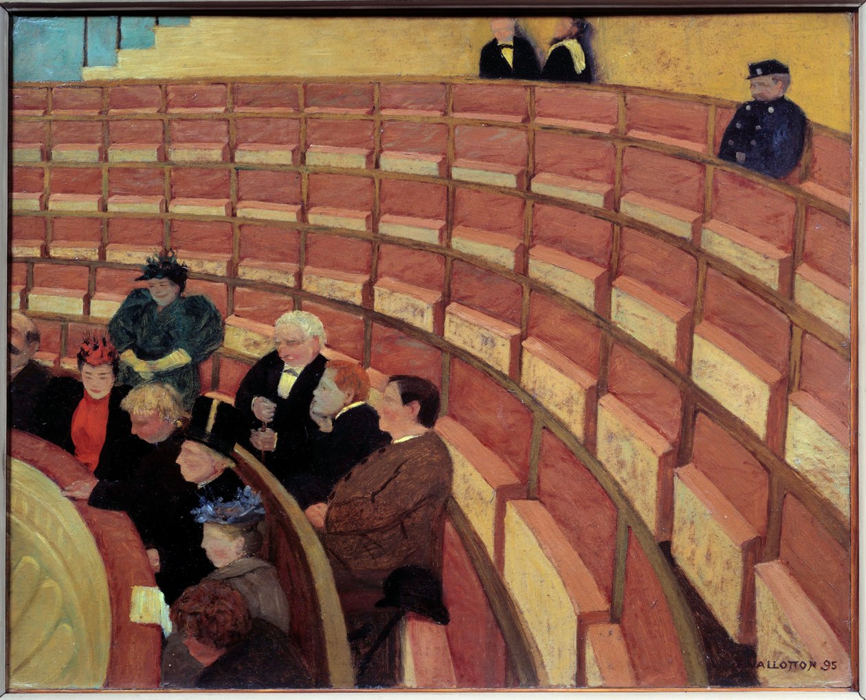 La terza galleria al Teatro del Chatelet da Felix Edouard Vallotton