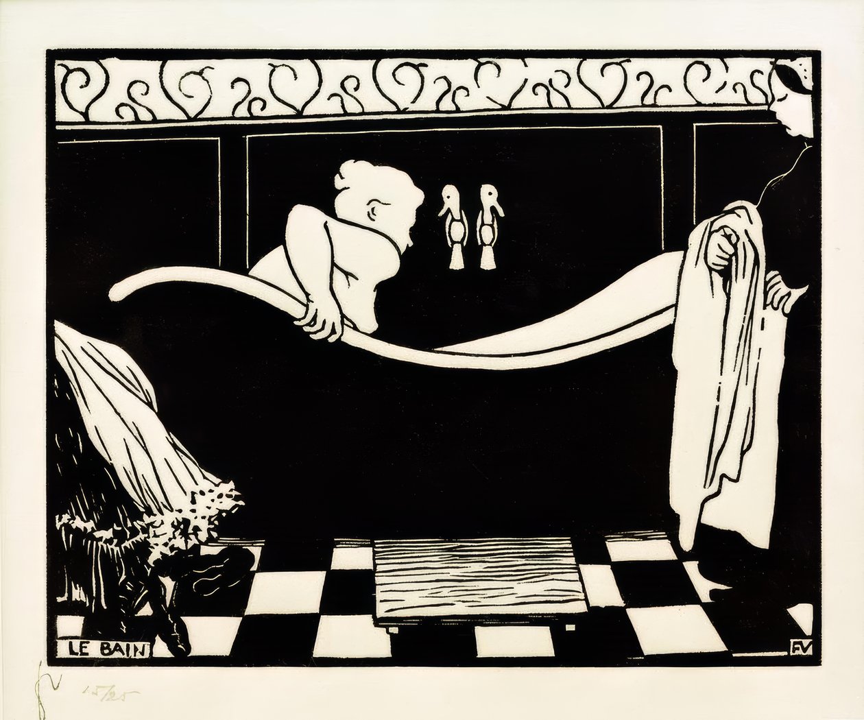 Il bagno da Felix Edouard Vallotton