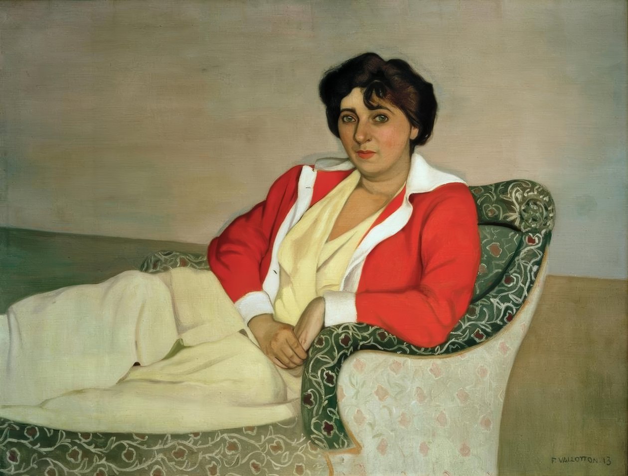 Il maglione rosso da Felix Edouard Vallotton