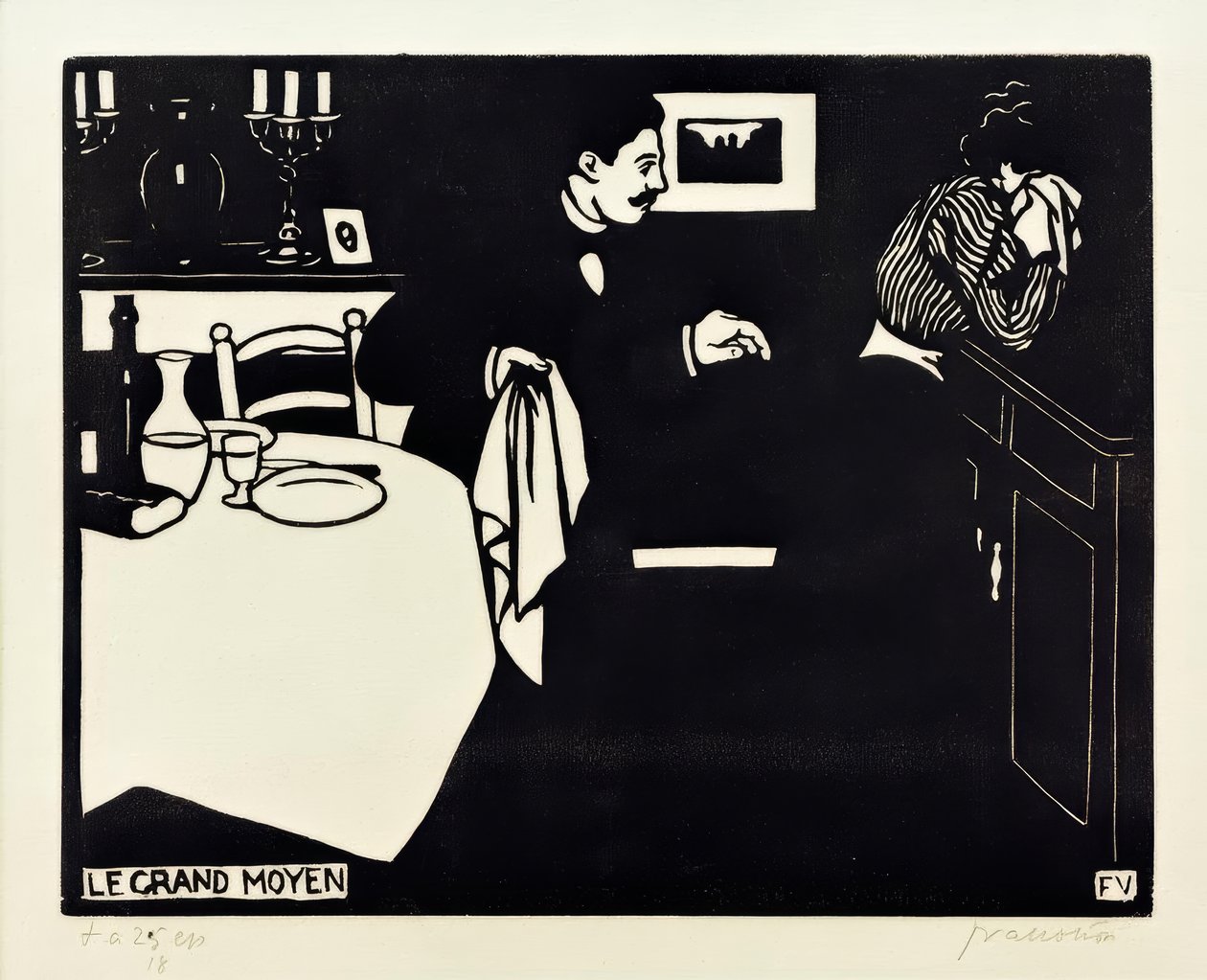Il grande mezzo da Felix Edouard Vallotton