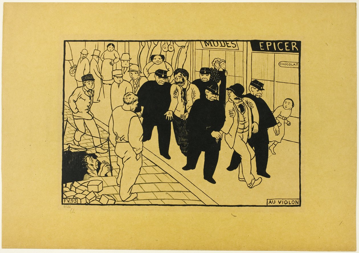 Via alla brocca da Felix Edouard Vallotton