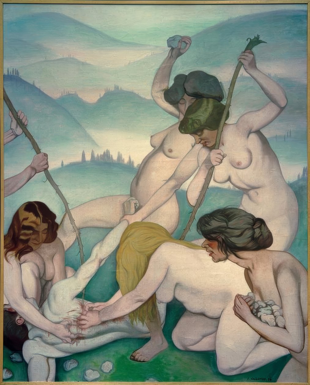 Orfeo smembrato da Felix Edouard Vallotton