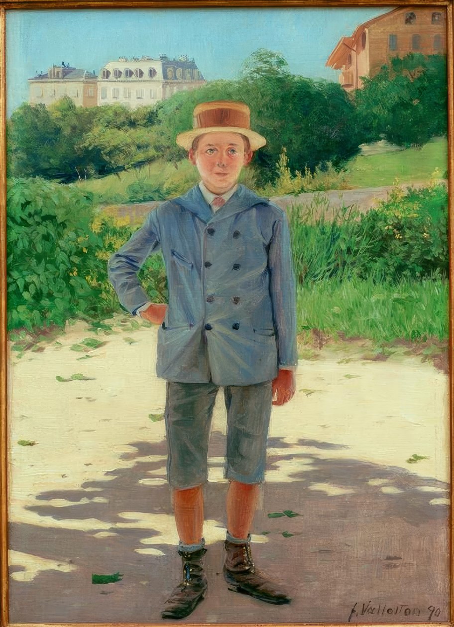 Ritratto del giovane Delisle da Felix Edouard Vallotton