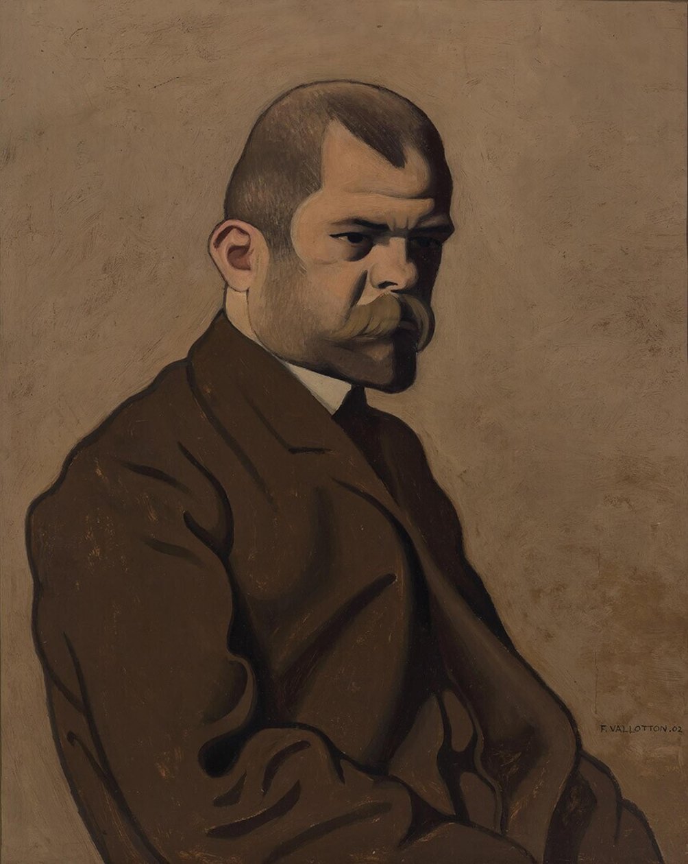 Ritratto di Ambroise Vollard 1865-1939, 1902 da Felix Edouard Vallotton