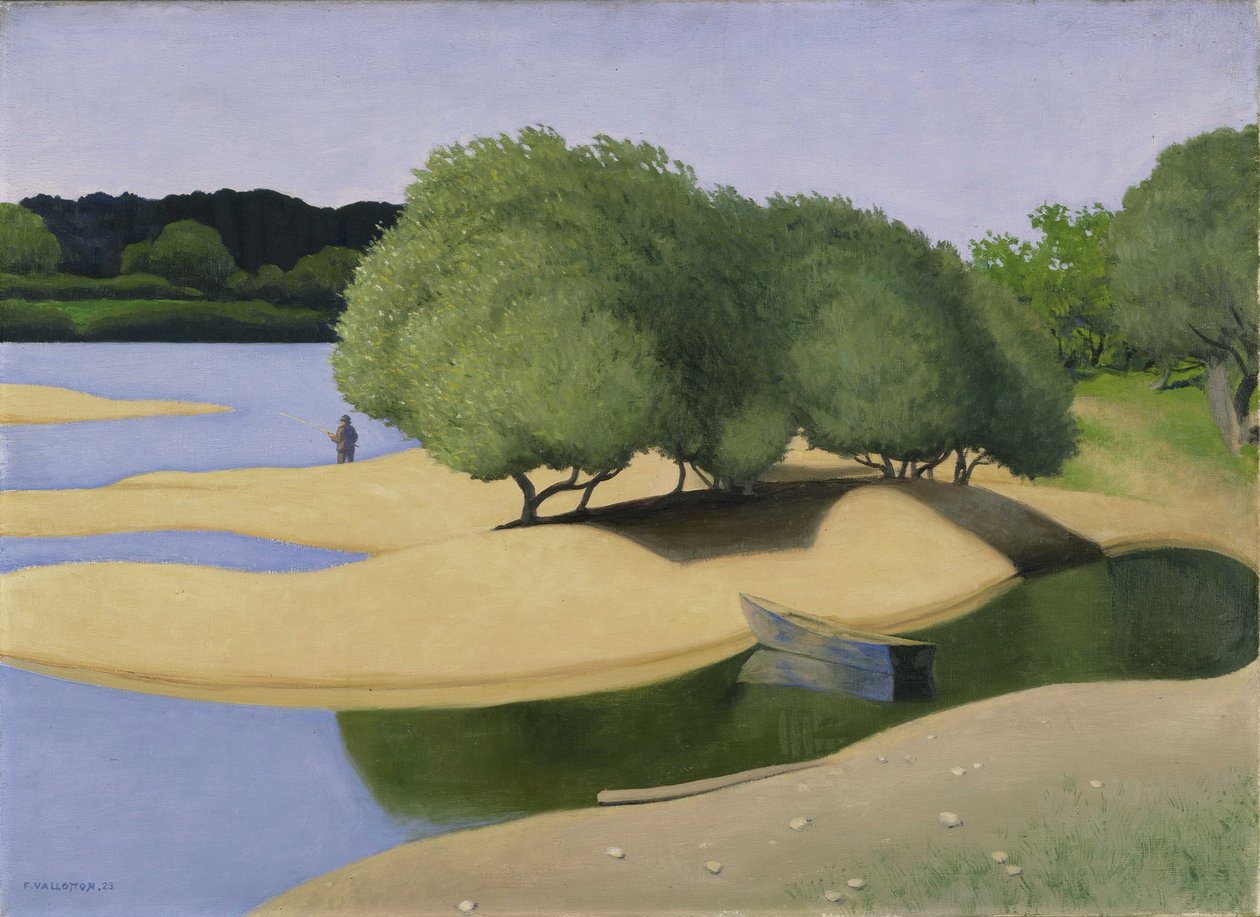 Banchi di sabbia sulla Loira da Felix Edouard Vallotton