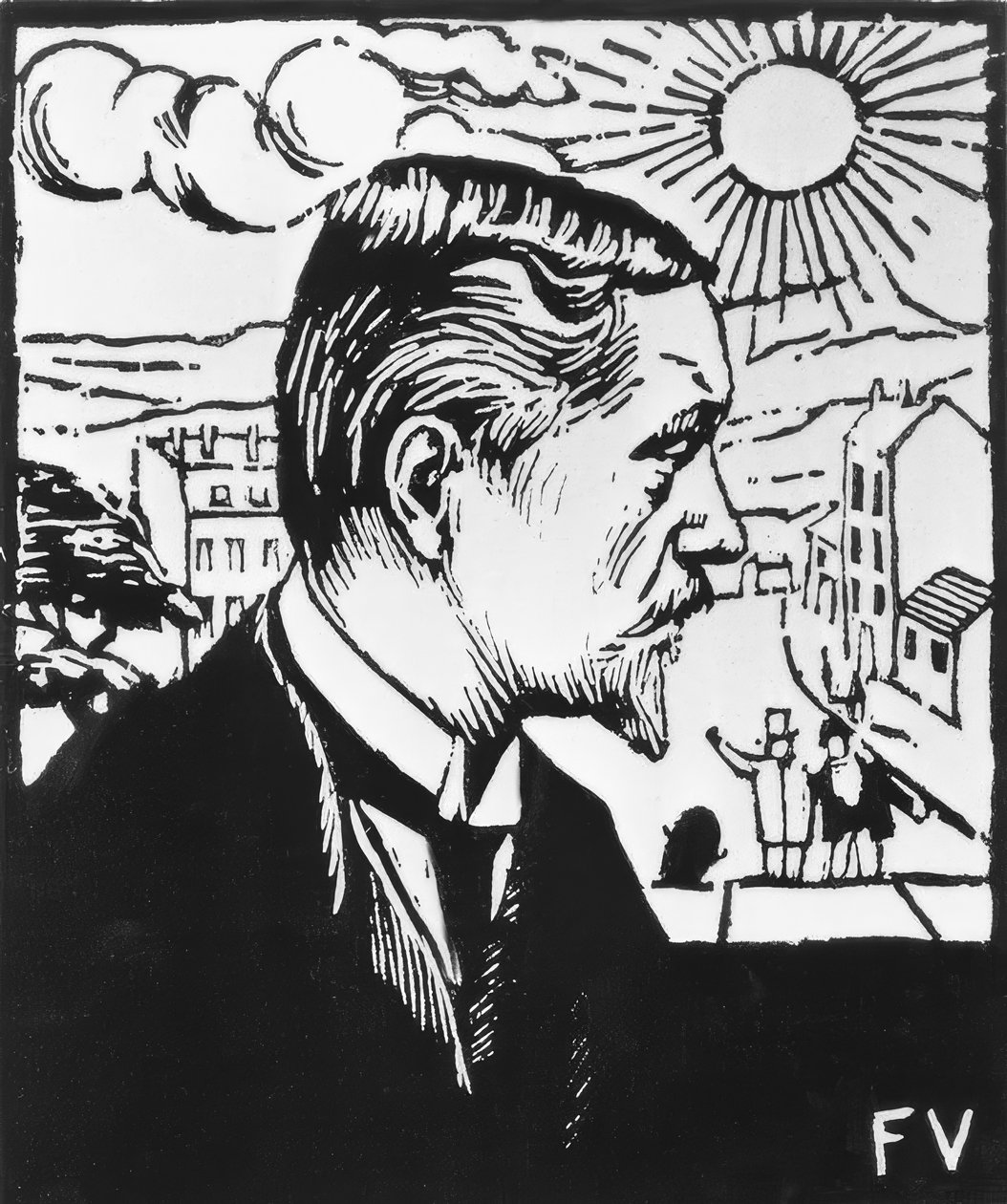Autoritratto da Felix Edouard Vallotton