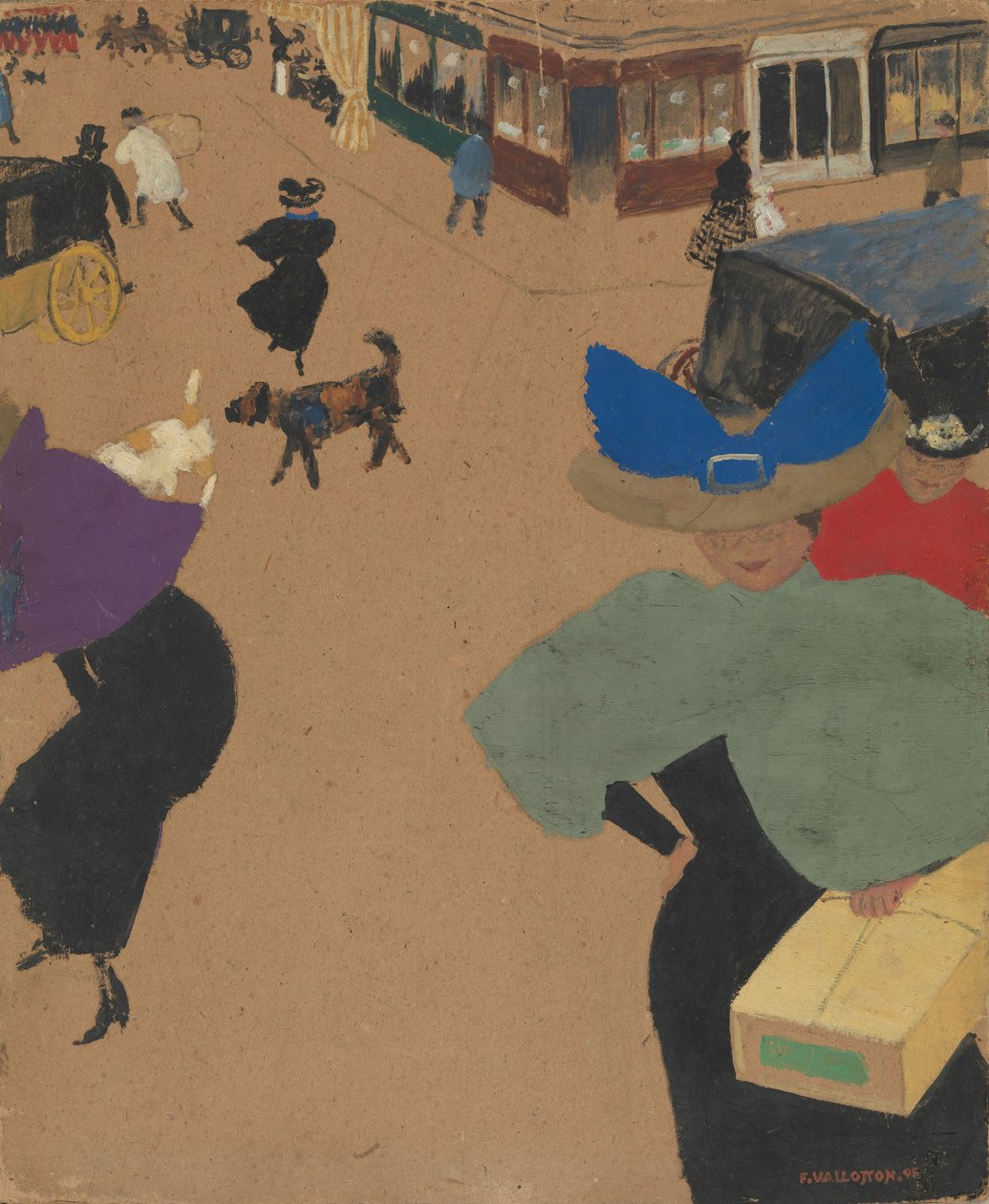 Scena di strada a Parigi da Felix Edouard Vallotton