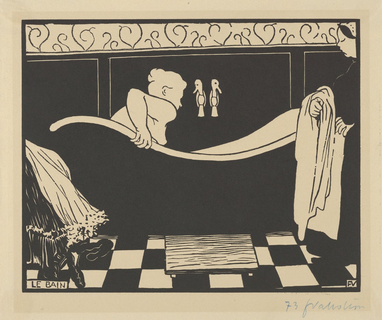 Il bagno da Felix Edouard Vallotton