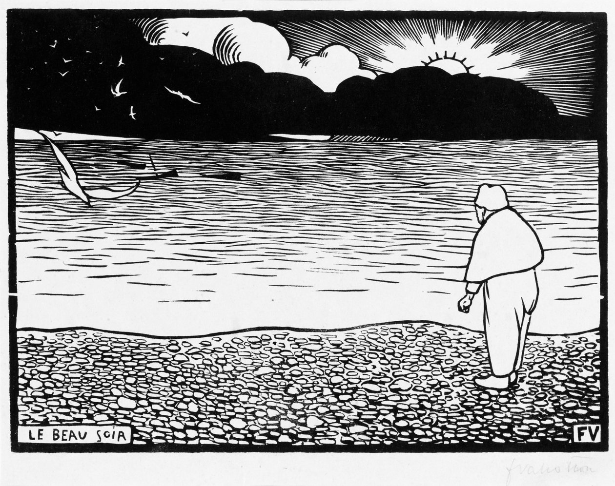 La bella sera da Felix Edouard Vallotton