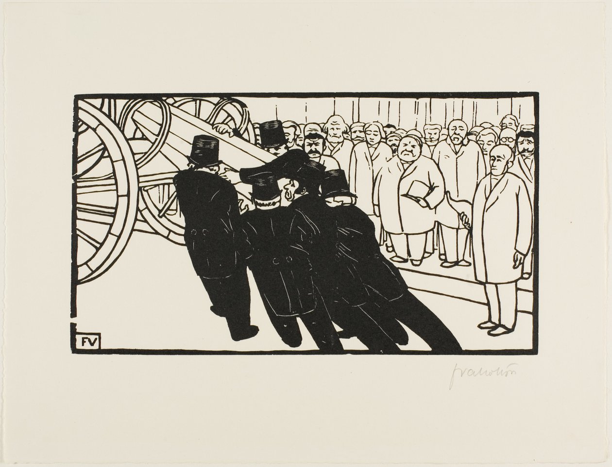 I portatori di bara da Felix Edouard Vallotton