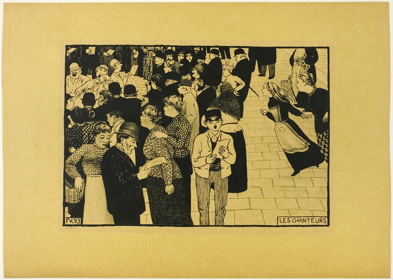 I cantanti da Felix Edouard Vallotton