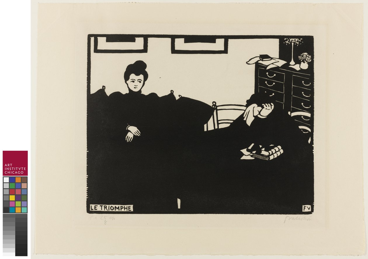 Il trionfo, tavola due da Intimacies da Felix Edouard Vallotton