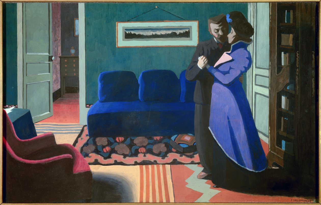 La visita da Felix Edouard Vallotton