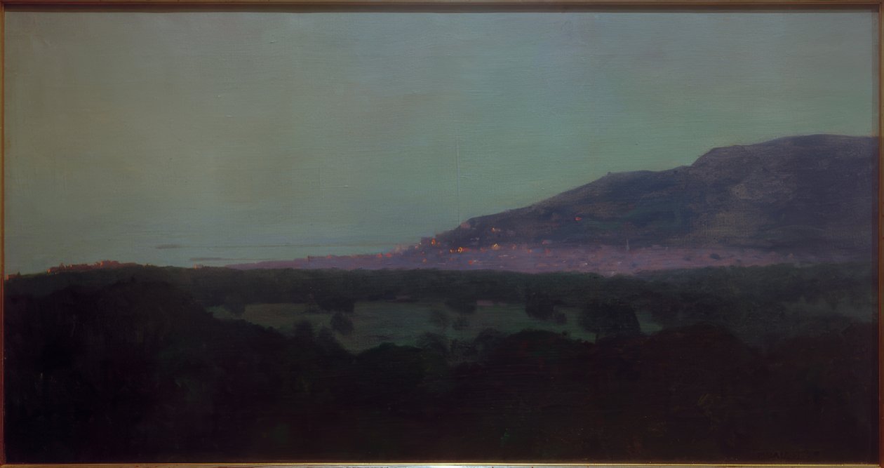 Trouville di sera da Felix Edouard Vallotton