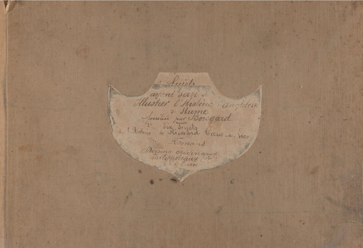 Album di 107 disegni preparatori per illustrare la Storia d