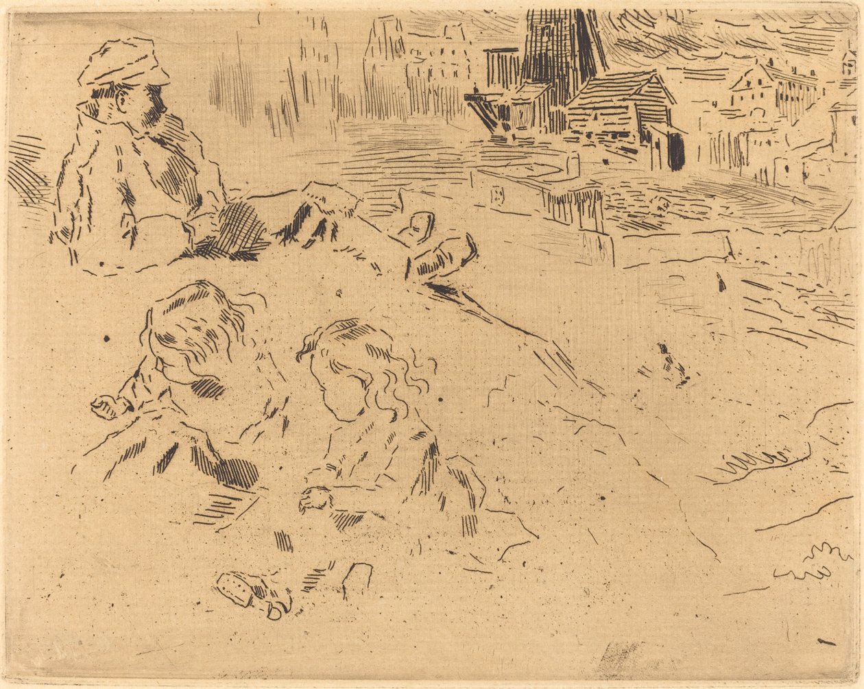 Schizzi di bambini da Felix Hilaire Buhot