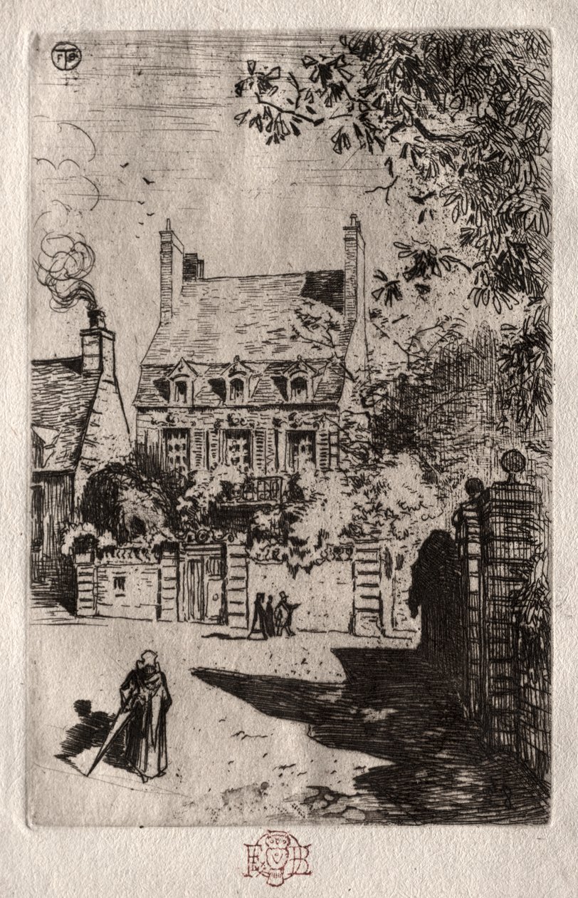 In provincia: La casa a Orléans da Felix Hilaire Buhot