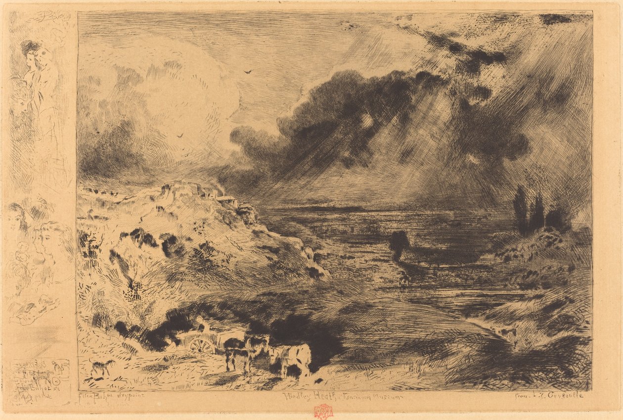 La Tempesta da Felix Hilaire Buhot