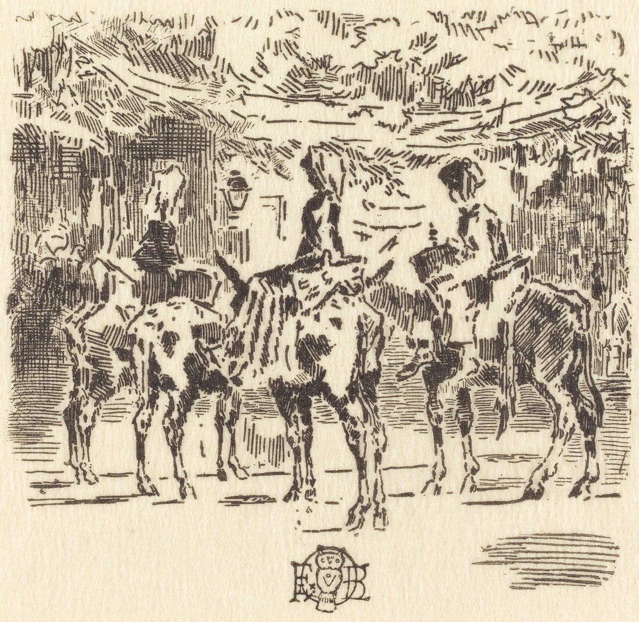 Les Petits Anes de Luchon da Felix Hilaire Buhot