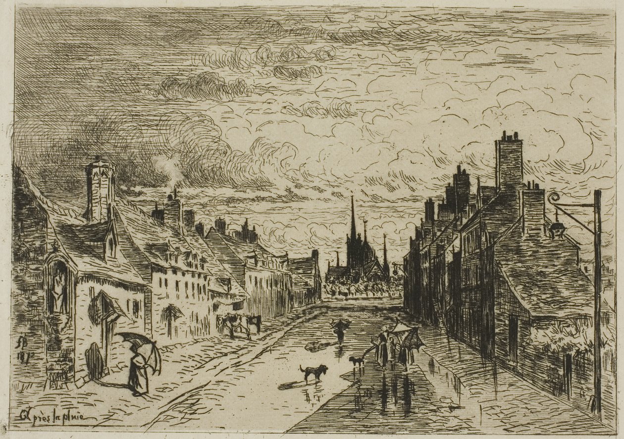 La mia piccola città da Felix Hilaire Buhot