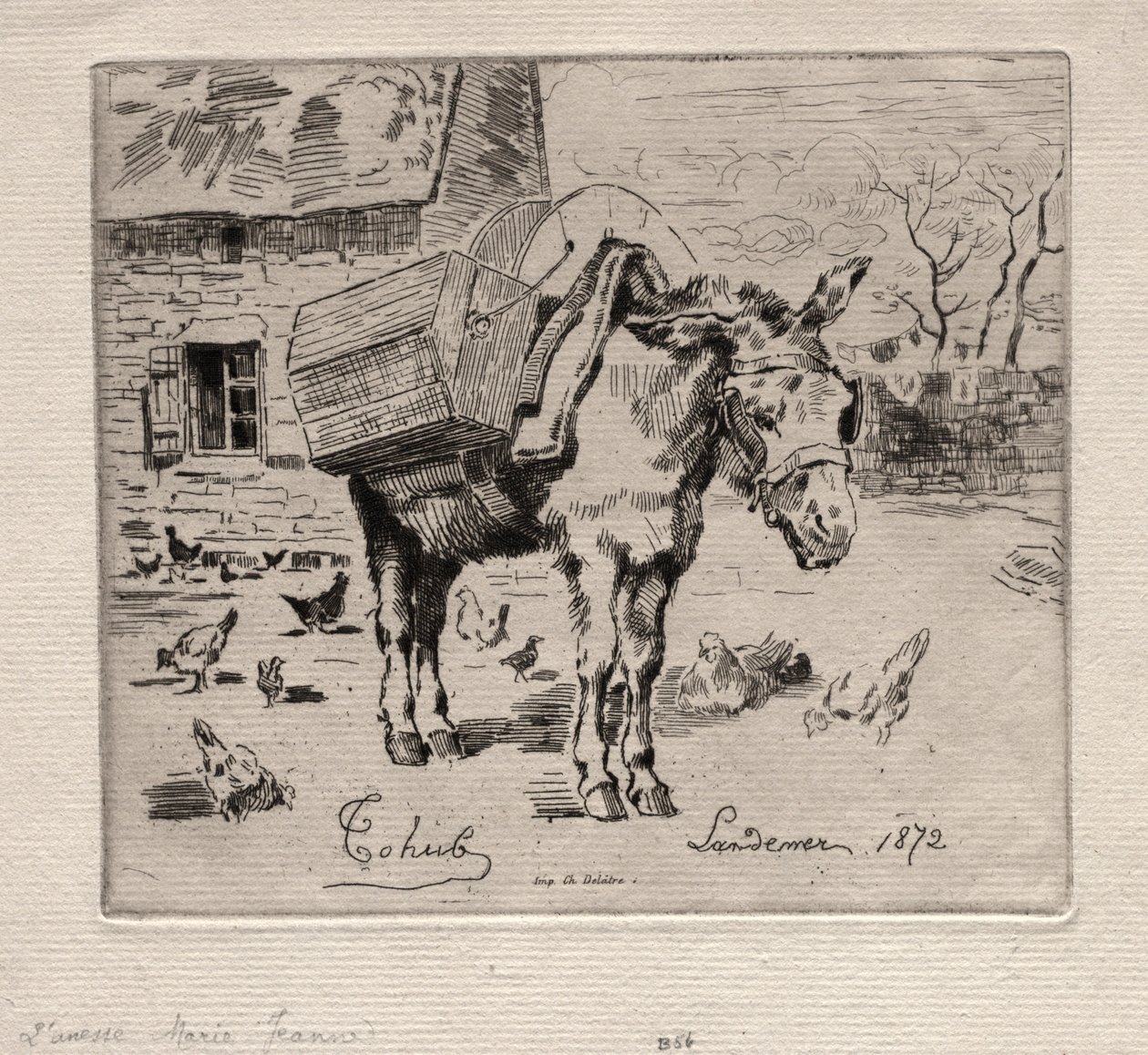 Il Mulo, Marie-Jeanne, 1872 da Felix Hilaire Buhot